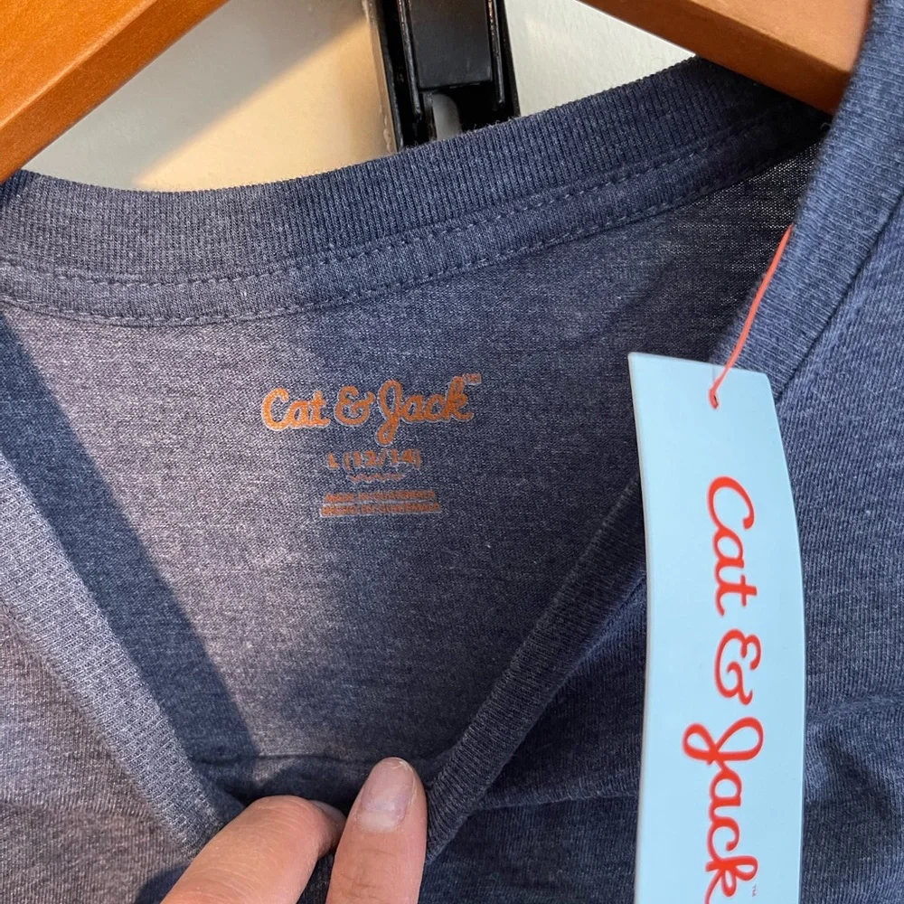 🆕️Cat&Jack Kids Boys' Astronaut Gamer  Short Sleeve Tee L12/14 - Picture 3 of 5